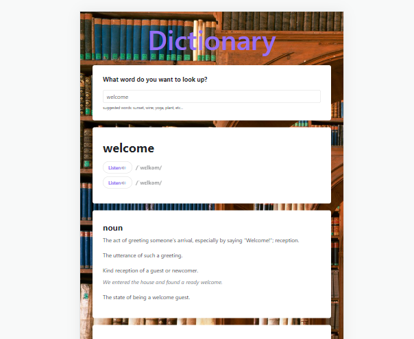 dictionary